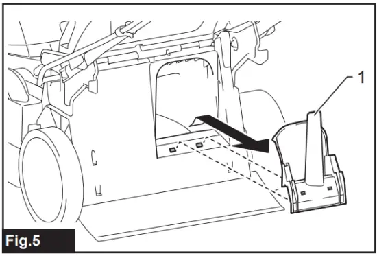 makita XML10 Cordless Lawn Mower - Fig 5