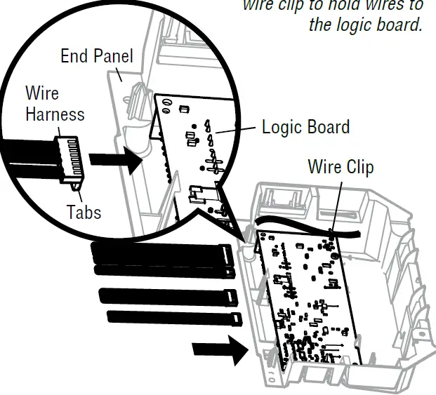 Install new receiver logic board