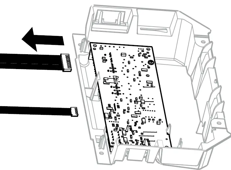 Remove the receiver logic board 02