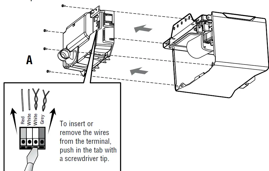 Remove the receiver logic board