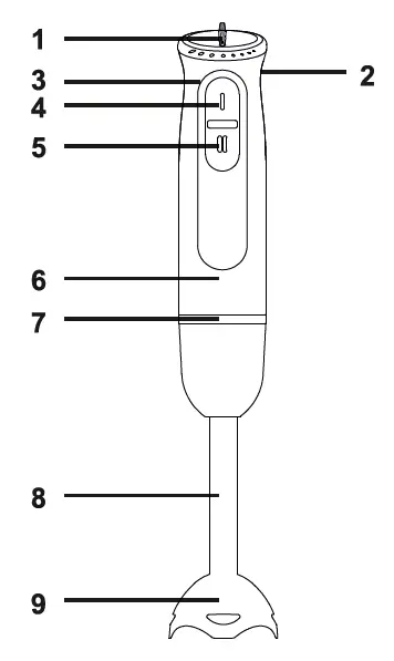 LIFE s.blend.it Hand blender, 600W fig 1