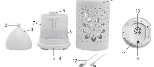 somogyi AD 15 Ultrasonic aroma lamp-fig2
