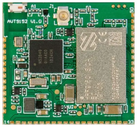 AVT9152MOD AES Cellular IoT Module with BLE fig 1