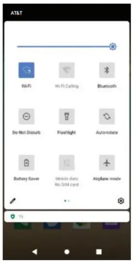 AT T 6505C Fusion Z Smartphone - abjust settings 2