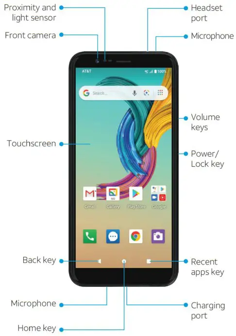 AT T 6505C Fusion Z Smartphone - new Phone