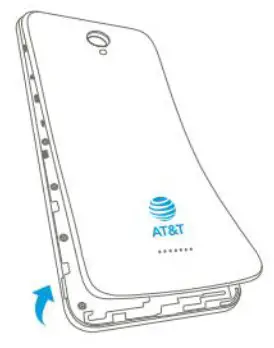 AT T 6505C Fusion Z Smartphone - replace the sim 1