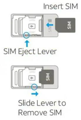 AT T 6505C Fusion Z Smartphone - replace the sim 2