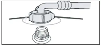 SOLT GGSFLW60 6kg Front Load Washing Machine - POSITION THE OUTLET HOSE