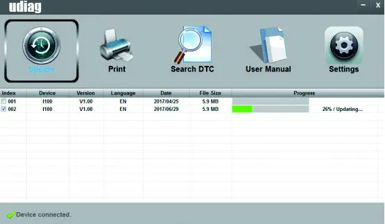 udiag OBDIIEOBD CAN Code Reader CR700- detect these local files