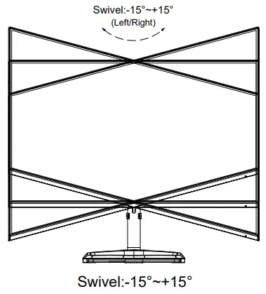 Adjusting the monitor