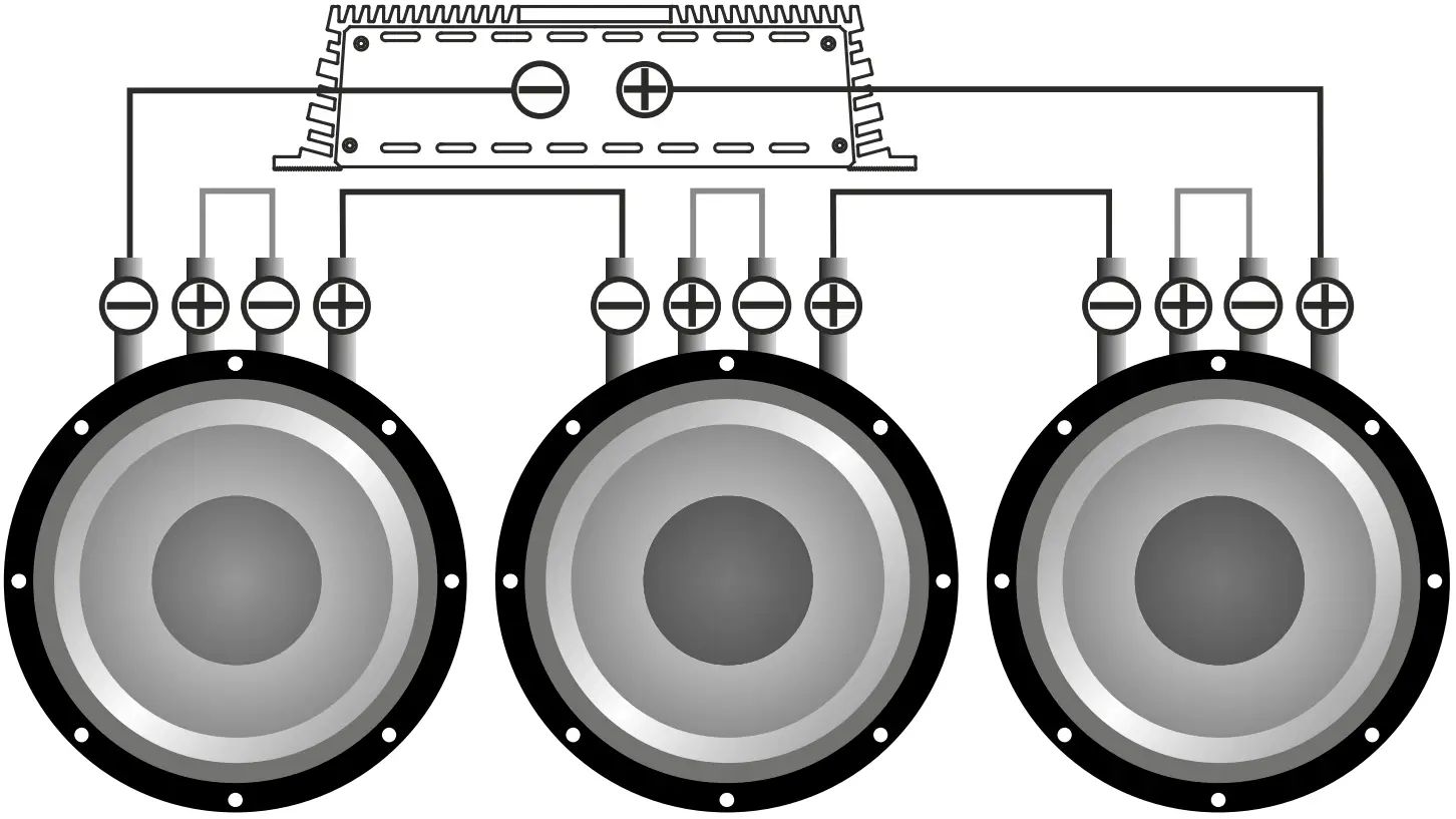 Subwoofers in series coils in series