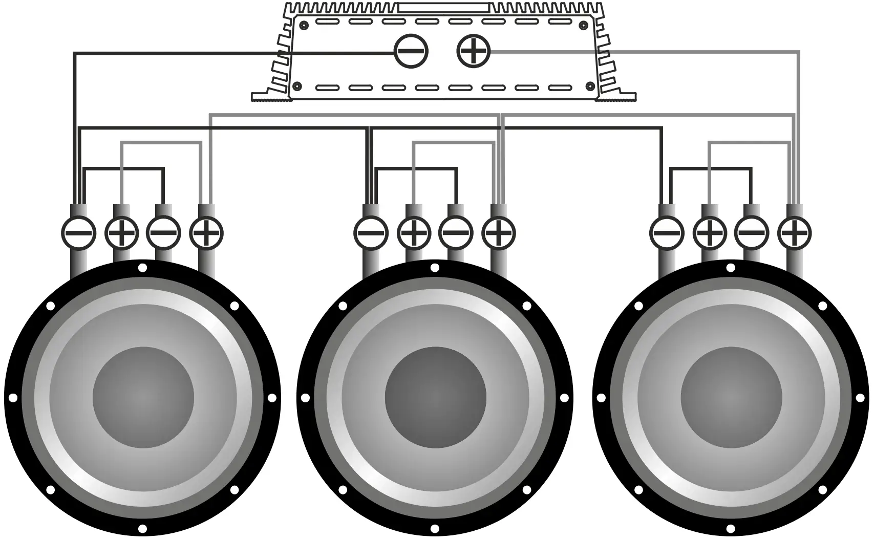 Subwoofers in parallel coils in parallel
