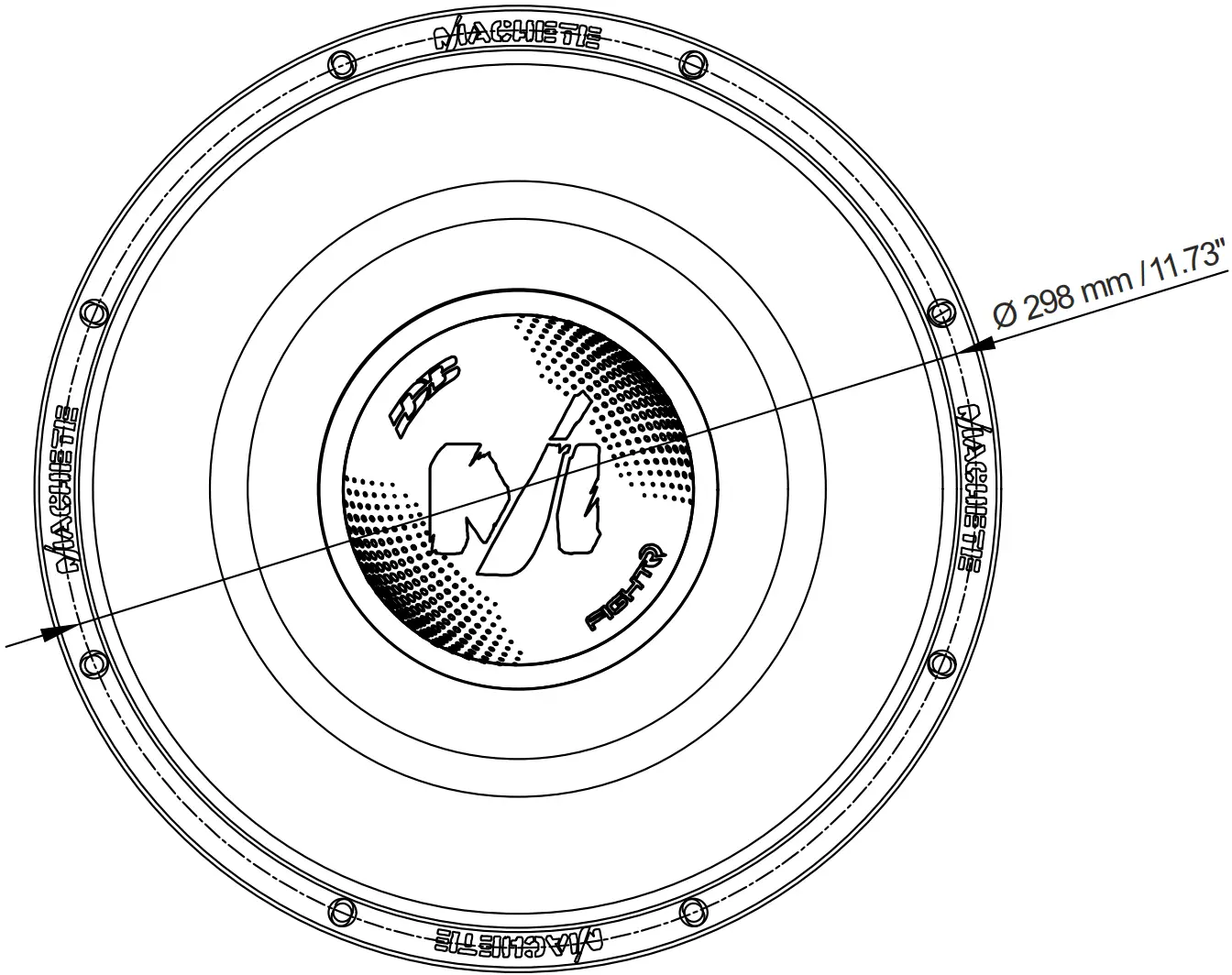 MF-12R D2/D4 Dimensions