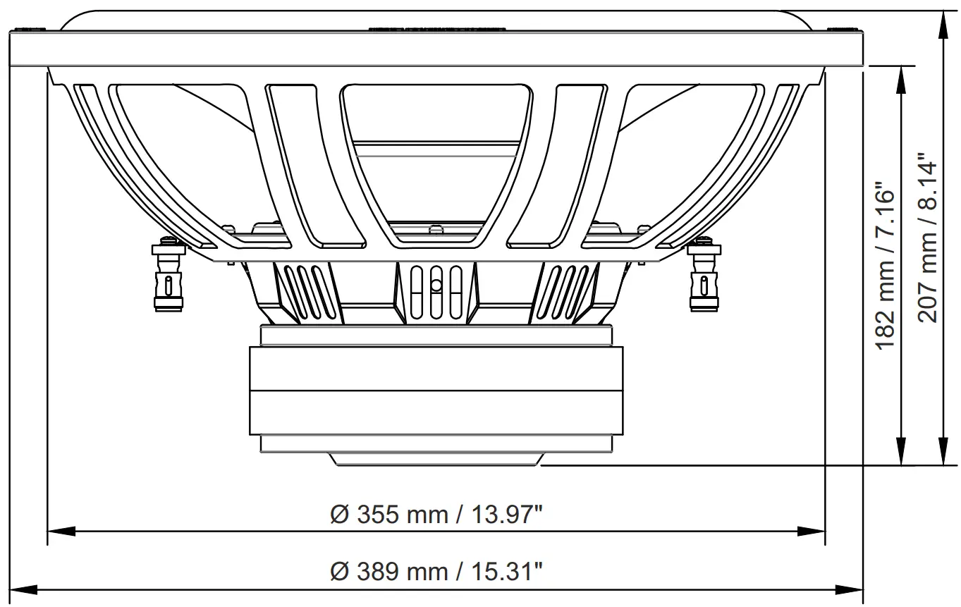 MF-15R D2/D4 Dimensions