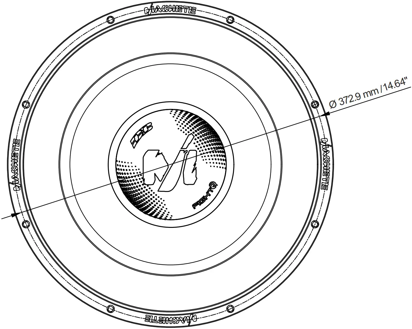 MF-15R D2/D4 Dimensions