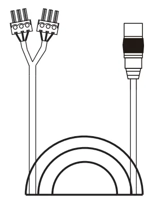 Female audio connector cable