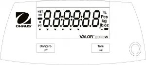 Figure 3-1. Front Control Panel Valor 2000W – V22PW