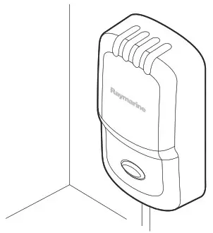 Raymarine S100 Base Station & Wireless Controller - Fitting Base Station 6
