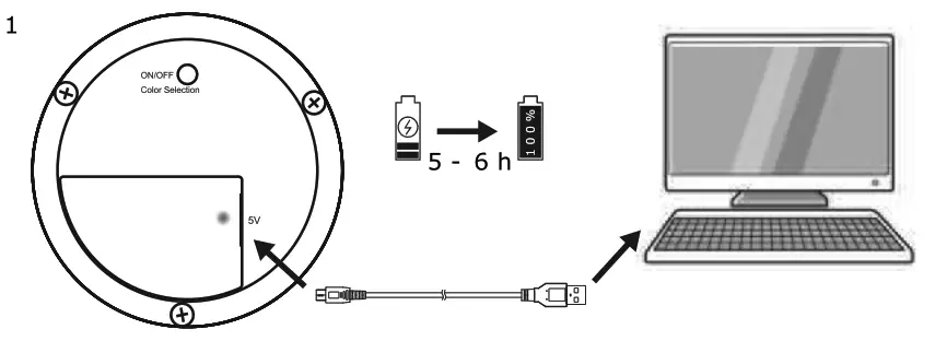 LeuchtenDireckt 19878-16 Keno Table Lamp - fig1
