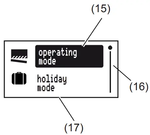 Opening the menu and navigating