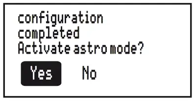 Setup Astro programme