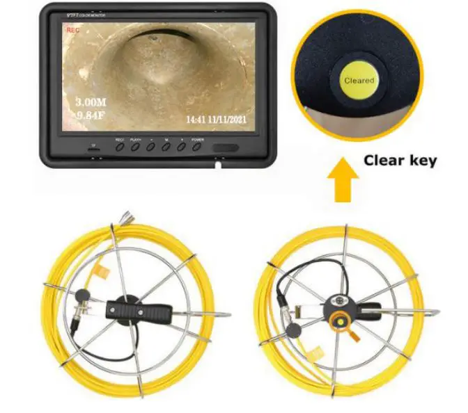 Sanyipace 41110000 Sewer Inspection Camera - Meter Counter Function