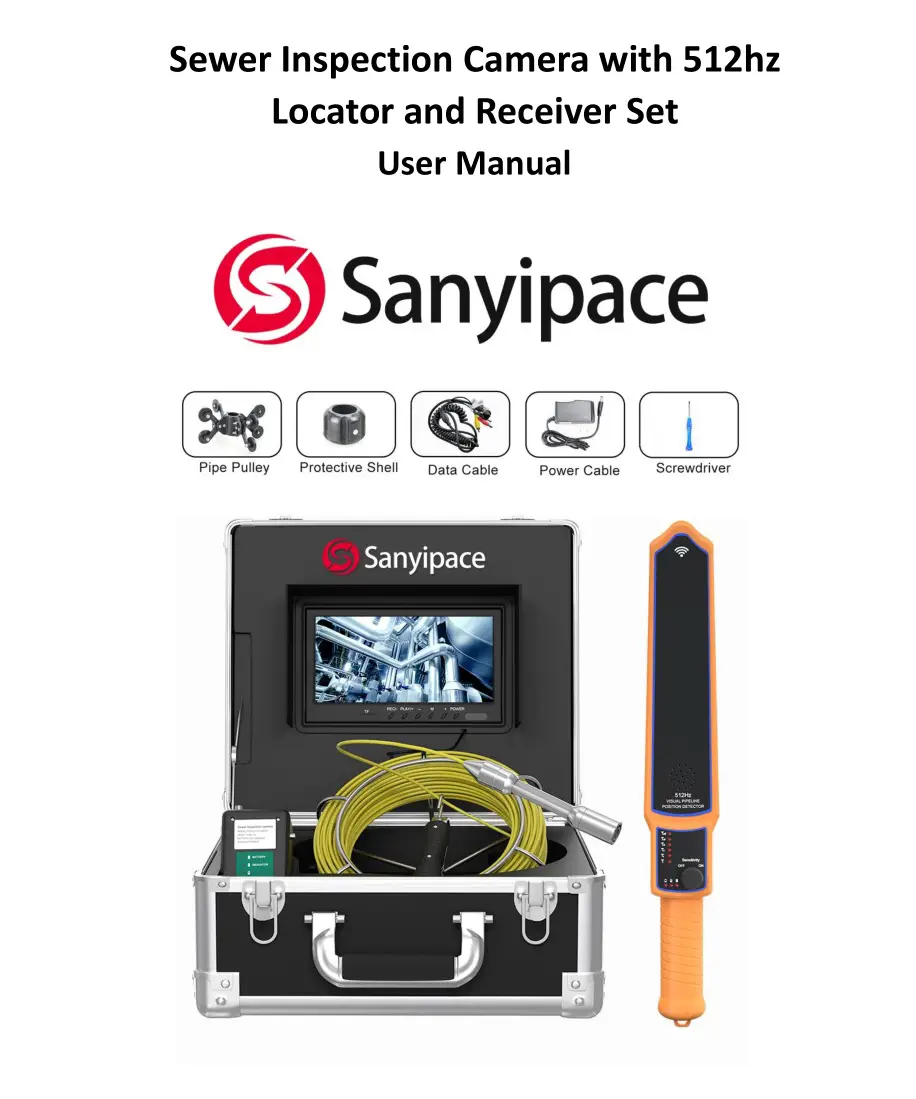 Sanyipace 41110000 Sewer Inspection Camera User Manual
