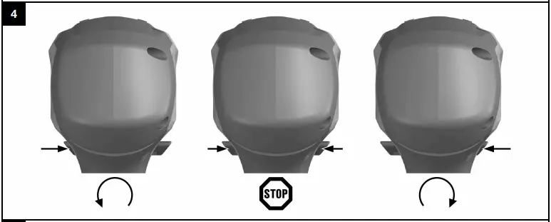 Setting forward or reverse rotation