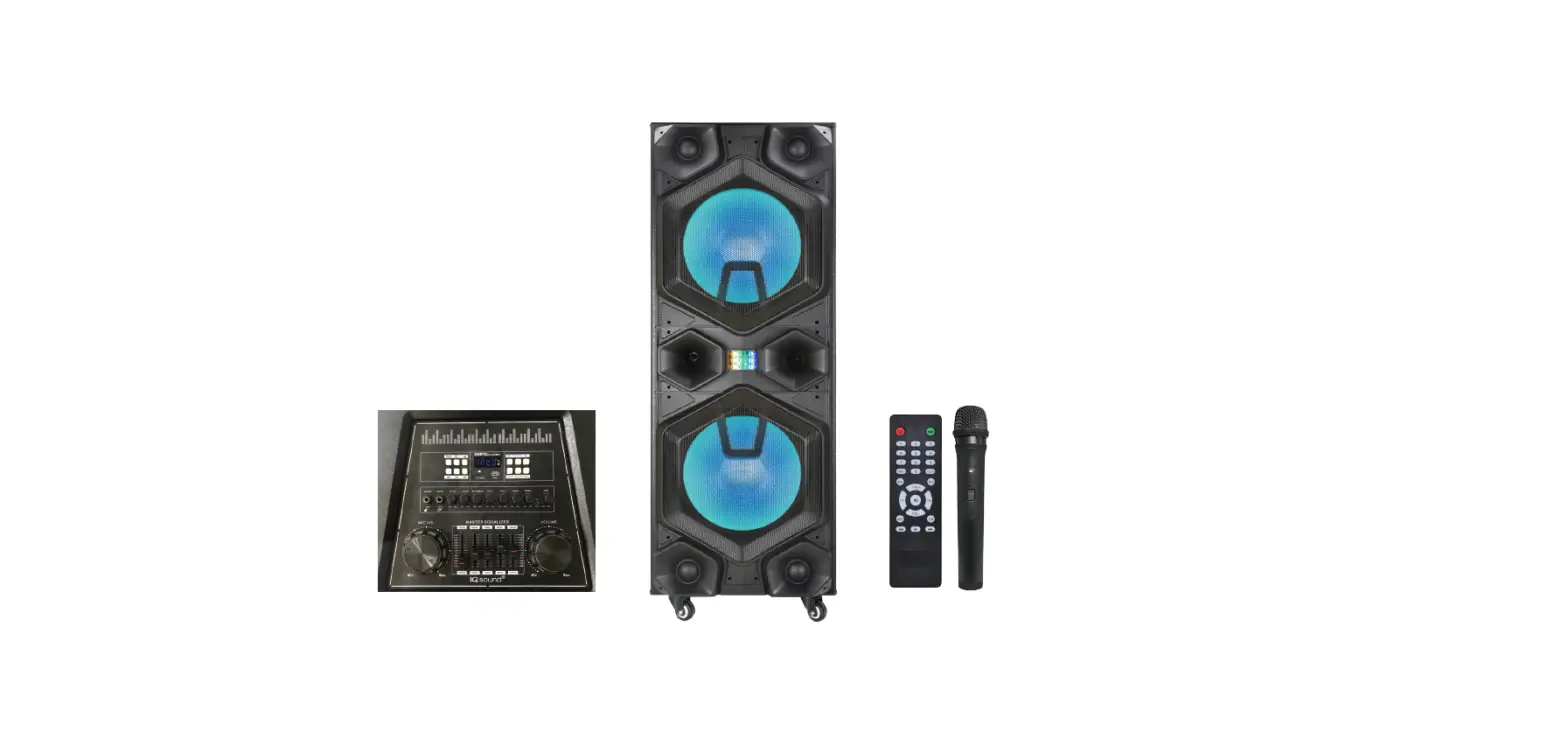 Supersonic Iq-6515djbt 2 X 15 Inch Professional Dj Speaker User Manual