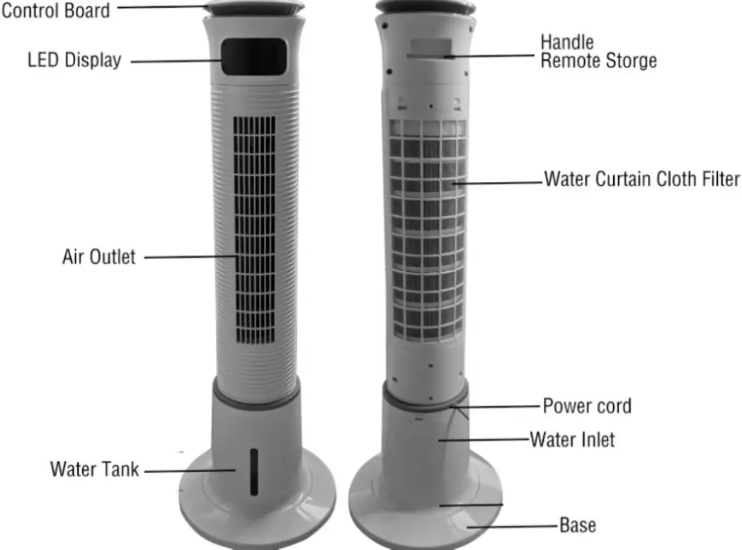Goldair GCEV220 5L Evaporative Cooler 01