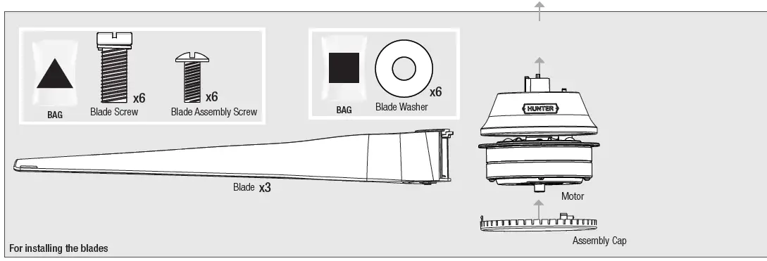 Hunter 50962 Mosley Outdoor 52 Inch Ceiling Fan FIG 3