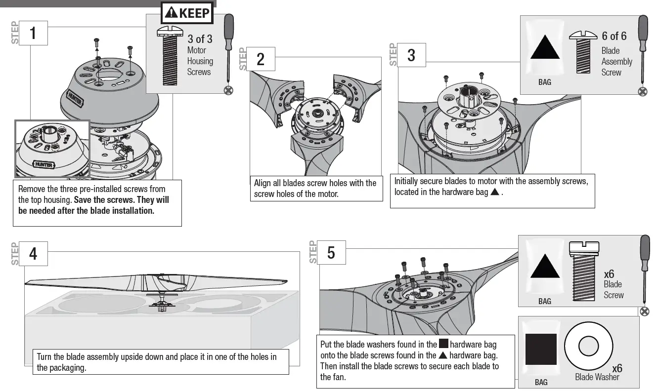 Hunter 50962 Mosley Outdoor 52 Inch Ceiling Fan FIG 9