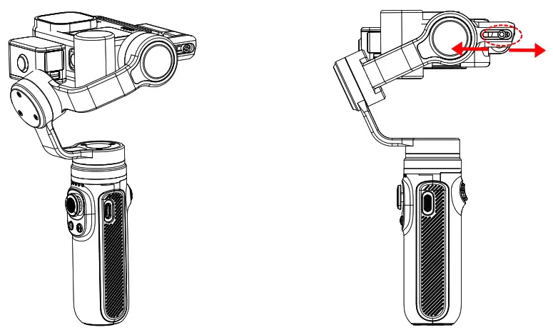 INKEE Falcon Gimbal - Front and Rear Balance Adjustment
