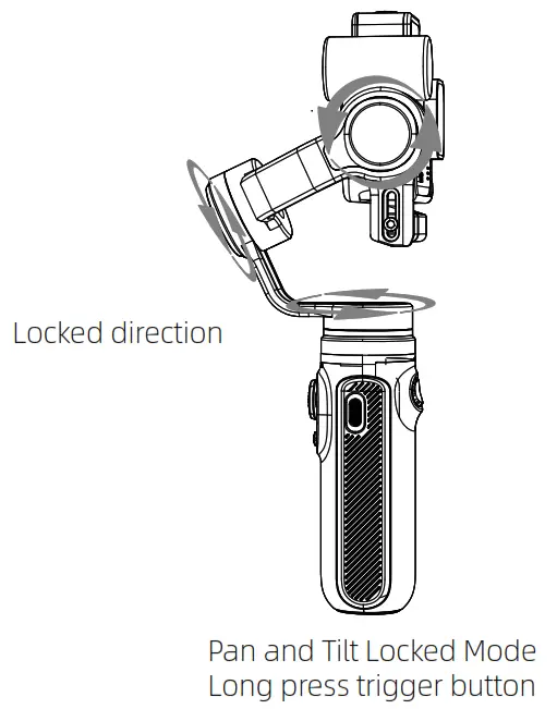 INKEE Falcon Gimbal - Lock Mode
