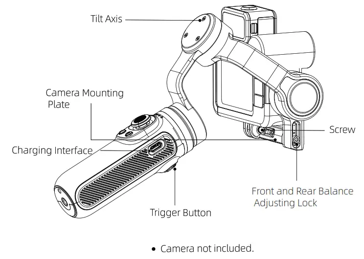 INKEE Falcon Gimbal - Tilt Axis