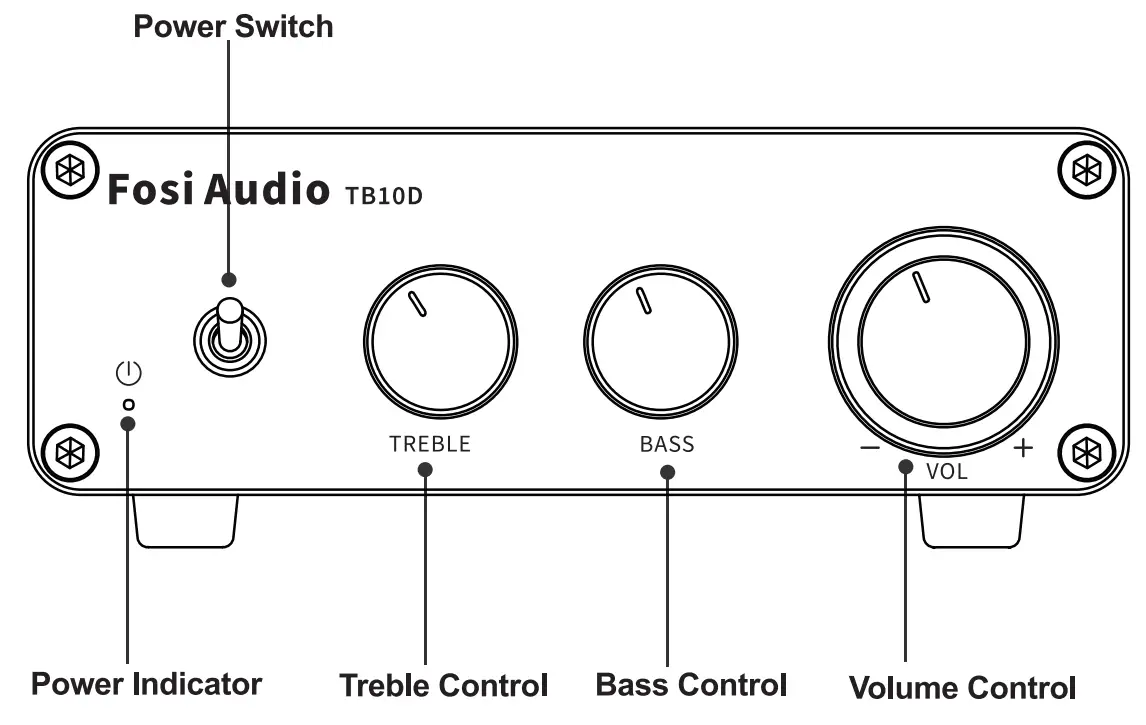 Fosi Audio TB10D Audio Amplifier - Over viwe 1