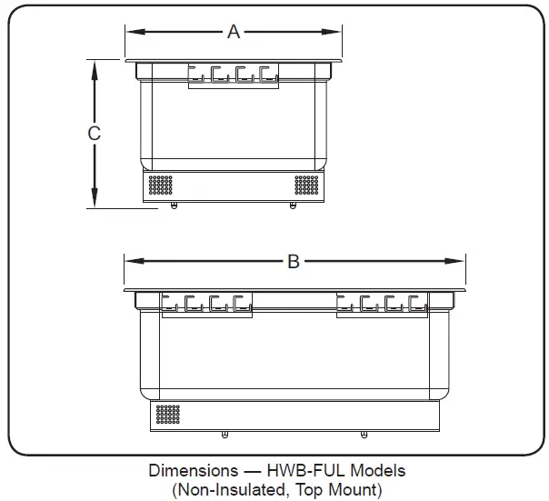 Hatco HWBHIB FUL High Watt Bottom Mount Insulated Single Drop In Hot Food fig 11