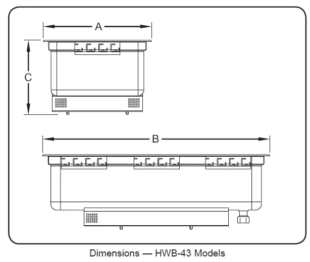 Hatco HWBHIB FUL High Watt Bottom Mount Insulated Single Drop In Hot Food fig 14
