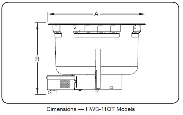 Hatco HWBHIB FUL High Watt Bottom Mount Insulated Single Drop In Hot Food fig 17