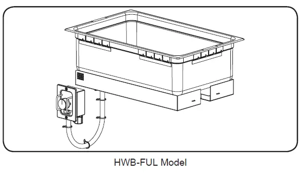 Hatco HWBHIB FUL High Watt Bottom Mount Insulated Single Drop In Hot Food fig 2