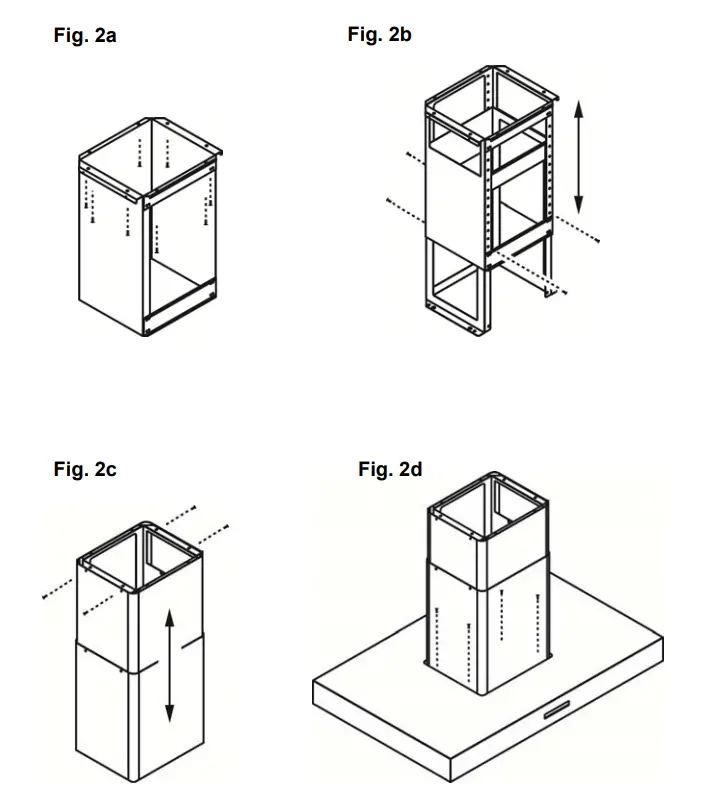 WINDSTER WS-63TB42SS Stainless Steel Island Hood - fig 2