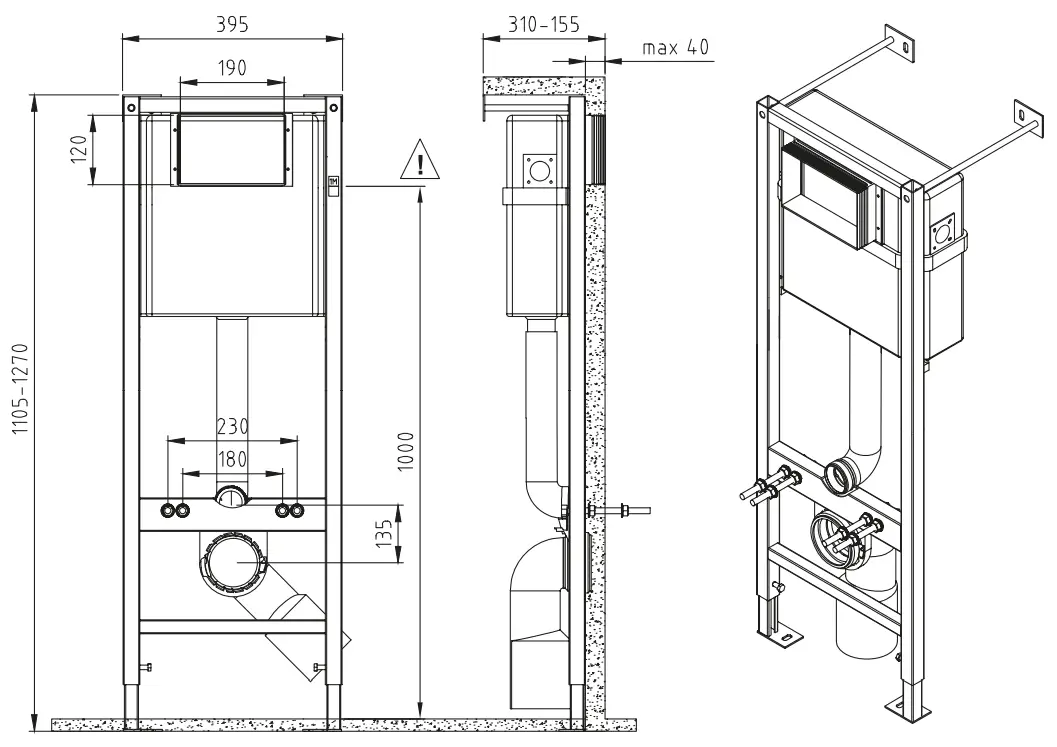 cersanit S IN MZ VECTOR P BU ACT Vector Toilet