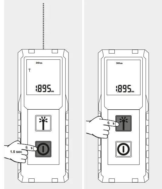 milwaukee LDM 30 Laser Distance Meter fig 5