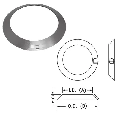 SELKIRK R Type B Gas Vent Large Diameter - Flashings and Storm Collars 3