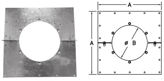 SELKIRK R Type B Gas Vent Large Diameter - Supports 4