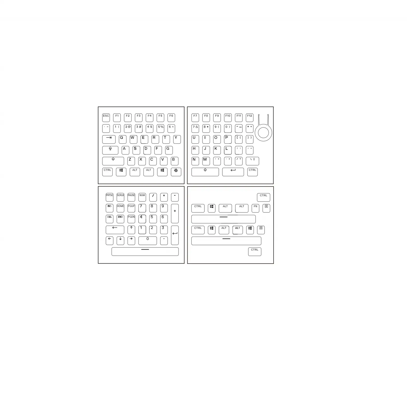 Prismcaps Universal Double Shot Pbt Keycaps User Guide