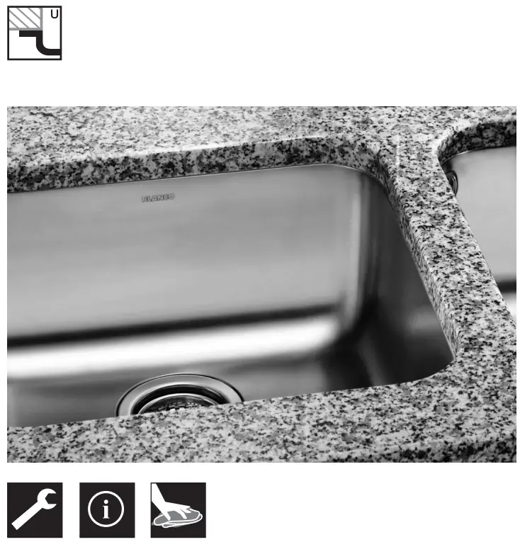 BLANCO Solis 340 U Stainless Steel Brushed Finish