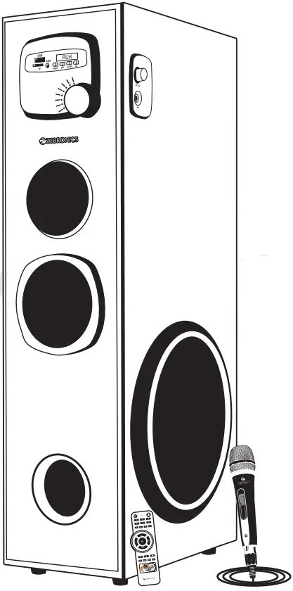 ZEB-BT909RUCF Tower Speaker