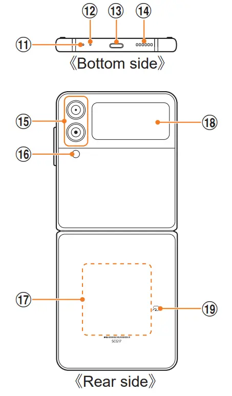 SAMSUNG SCG17 Galaxy Z Flip4 Cover - fig 5