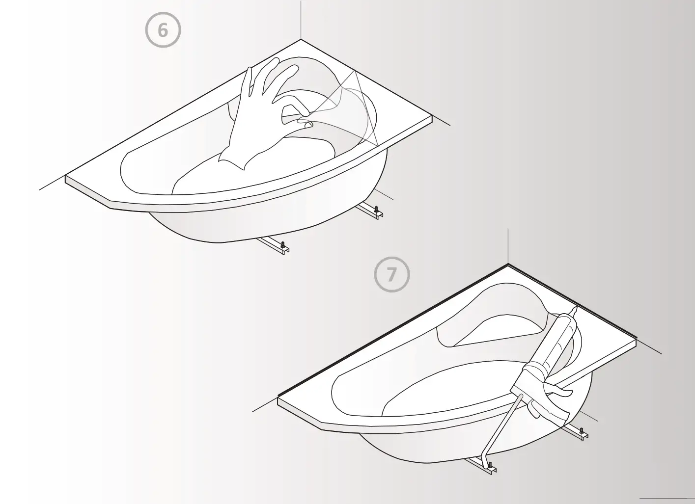 cersanit S906-004 Acrylic Bathtub - Figure 6,7